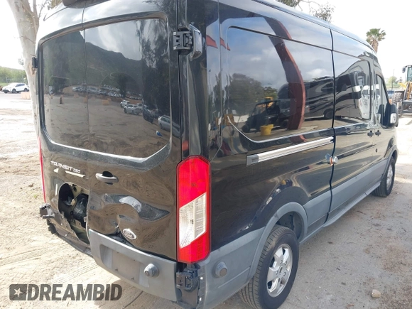 2018 Ford Transit with VIN 1FTYR2CM7JKB42208, listed as a IAAI auction lot 41909994 with 110,885 mi miles. Bid and sale history available at carsss.com. Image 4.