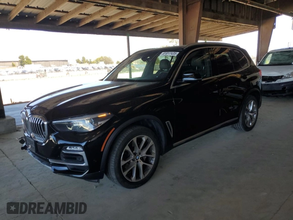 2020 BMW X5 xDrive40i with VIN 5UXCR6C01L9C81731, listed as a Copart auction lot 61017435 with 51,190 mi miles and Salvage title. Bid and sale history available at DreamBid. Image 1.