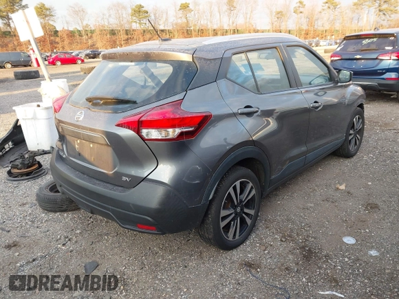 2019 Nissan Kicks SV with VIN 3N1CP5CU9KL532716, listed as a IAAI auction lot 41296143 with 76,900 mi miles and . Bid and sale history available at carsss.com. Image 4.