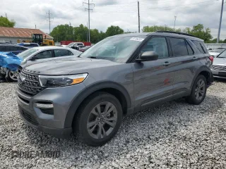 2021 Ford Explorer XLT z VIN 1FMSK8DH7MGA80116, wystawiony jako Copart lot #55736355 z przebiegiem 64 471 mil mil oraz Szkoda całkowita • Salvage title. Historia ofert i sprzedaży dostępna na DreamBid. Obrazek 1.