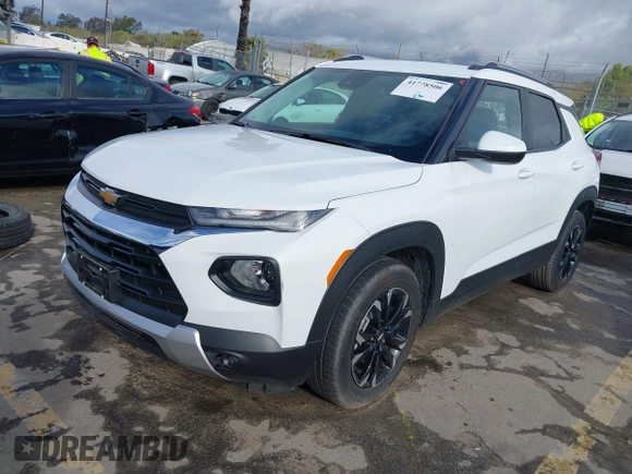 2023 Chevrolet TrailBlazer LT with VIN KL79MPS2XPB189884, listed as a IAAI auction lot 41778506 with 2,366 mi miles and . Bid and sale history available at DreamBid. Image 17.