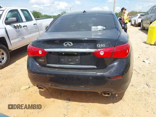 2015 Infiniti Q50 with VIN JN1BV7AR1FM407913, listed as a IAAI auction lot 42176827 with 110,969 mi miles and . Bid and sale history available at DreamBid. Image 16.