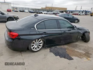2017 BMW 3 Series 330e iPerformance with VIN WBA8E1C54HK895345, listed as a Copart auction lot 51351045 with 82,140 mi miles and Salvage Title. Bid and sale history available at carsss.com. Image 3.
