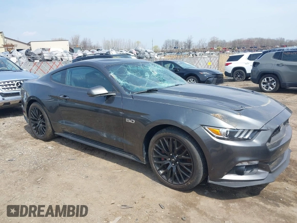 2017 Ford Mustang GT with VIN 1FA6P8CFXH5271477, listed as a IAAI auction lot 42005940 with 39,261 mi miles and . Bid and sale history available at carsss.com. Image 1.