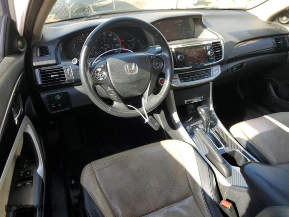 2014 Honda Accord Coupe EX-L with VIN 1HGCT1B86EA003811, listed as a Copart auction lot 43757245 with 105,604 mi miles and Salvage Title. Bid and sale history available at carsss.com. Image 8.