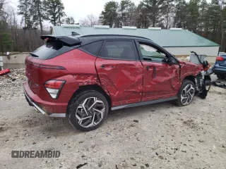 2024 Hyundai Kona N Line z VIN KM8HACA3XRU118164, wystawiony jako Copart lot #49996315 z przebiegiem 7 188 mil mil oraz Szkoda całkowita • Salvage title. Historia ofert i sprzedaży dostępna na DreamBid. Obrazek 3.