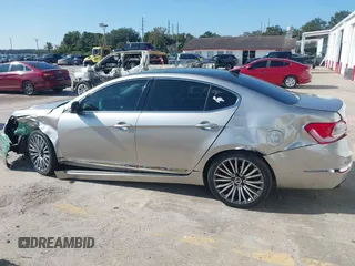 2014 Kia Cadenza Premium with VIN KNALN4D75E5121692, listed as a IAAI auction lot 41332055 with 146,618 mi miles. Bid and sale history available at carsss.com. Image 15.