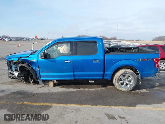 2019 Ford F-150 XL with VIN 1FTEW1E42KKE62265, listed as a IAAI auction lot 41477922 with 22,910 mi miles. Bid and sale history available at carsss.com. Image 15.