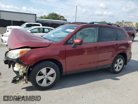 2015 Subaru Forester 2.5i Premium with VIN JF2SJADC3FH467800, listed as a Copart auction lot 54134405 with 122,622 mi miles and Salvage Title. Bid and sale history available at carsss.com. Image 1.