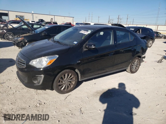 2019 Mitsubishi Mirage SE z VIN ML32F4FJ6KHF05758, wystawiony jako Copart lot #80704674 z przebiegiem 116 434 mil mil oraz Szkoda całkowita • Salvage title. Historia ofert i sprzedaży dostępna na DreamBid. Obrazek 1.