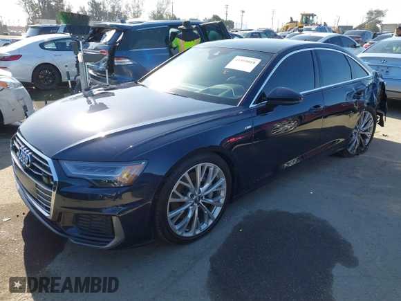 2019 Audi A6 Prestige with VIN WAUM2AF25KN021116, listed as a IAAI auction lot 41959018 with 57,742 mi miles. Bid and sale history available at carsss.com. Image 17.
