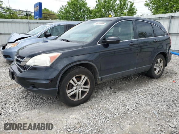 2010 Honda CR-V EX-L z VIN 5J6RE4H73AL009108, wystawiony jako Copart lot #55033885 z przebiegiem 347 493 mil mil oraz Czysty tytuł • Clean title. Historia ofert i sprzedaży dostępna na DreamBid. Obrazek 1.