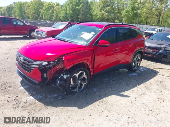 2023 Hyundai Tucson SEL with VIN 5NMJF3AE1PH165094, listed as a IAAI auction lot 42035394 with 33,226 mi miles and . Bid and sale history available at carsss.com. Image 18.