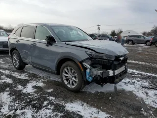 2025 Honda CR-V EX with VIN 2HKRS4H44SH441135, listed as a Copart auction lot 43764055 with 2,173 mi miles and Salvage Title. Bid and sale history available at DreamBid. Image 4.