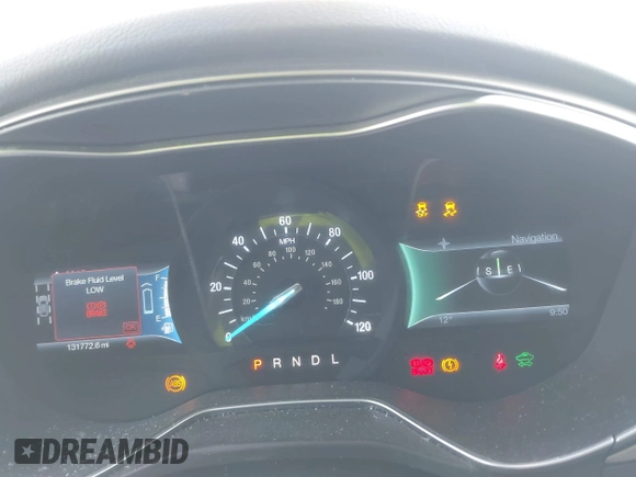 2014 Ford Fusion SE Hybrid with VIN 3FA6P0LU8ER192043, listed as a IAAI auction lot 41617422 with 131,772 mi miles. Bid and sale history available at carsss.com. Image 7.