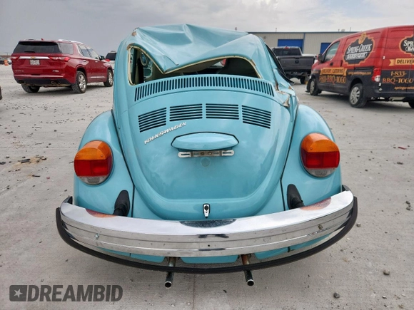 1974 Volkswagen Beetle with VIN 1142451120, listed as a Copart auction lot 63041995 with 10,102 mi miles and Salvage title. Bid and sale history available at DreamBid. Image 6.