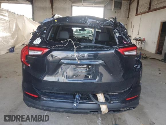 2022 GMC Terrain SLT with VIN 3GKALPEV8NL249461, listed as a Copart auction lot 58005375 with 26,754 mi miles and Salvage title. Bid and sale history available at DreamBid. Image 6.
