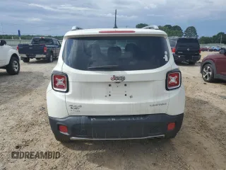2017 Jeep Renegade Limited with VIN ZACCJBDB3HPE88030, listed as a Copart auction lot 60528245 with 101,606 mi miles and Salvage title. Bid and sale history available at DreamBid. Image 6.