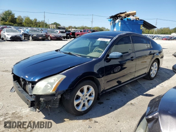 2007 Nissan Maxima 3.5 SE with VIN 1N4BA41E37C856866, listed as a Copart auction lot 74305374 with 157,496 mi miles and Salvage Title. Bid and sale history available at carsss.com. Image 1.