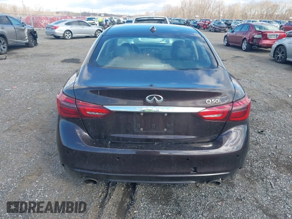 2018 Infiniti Q50 Sport z VIN JN1EV7AP9JM365995, wystawiony jako IAAI lot #41685674 z przebiegiem 140 288 mil mil oraz . Historia ofert i sprzedaży dostępna na DreamBid. Obrazek 16.
