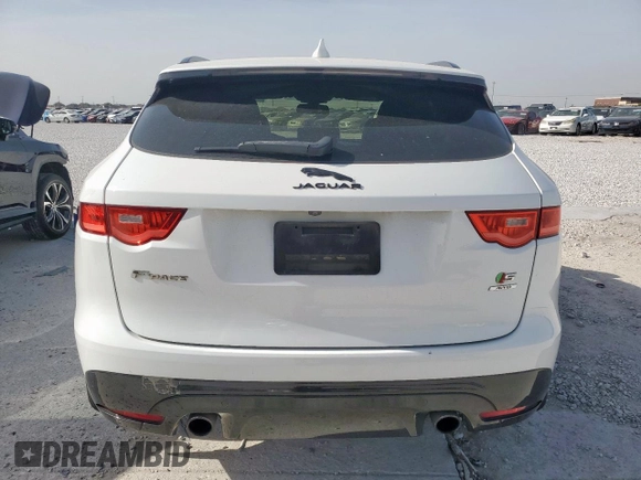 2017 Jaguar F-Pace S with VIN SADCM2BV4HA499031, listed as a Copart auction lot 56842135 with 163,021 mi miles and Clean Title. Bid and sale history available at DreamBid. Image 6.