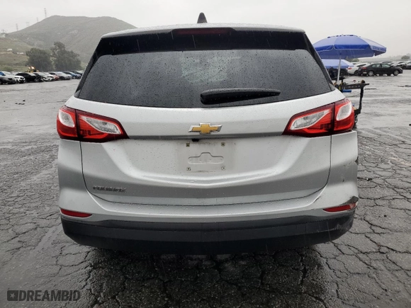 2021 Chevrolet Equinox LS with VIN 3GNAXHEV9MS121411, listed as a Copart auction lot 47842115 with 75,593 mi miles and Salvage Title. Bid and sale history available at carsss.com. Image 6.