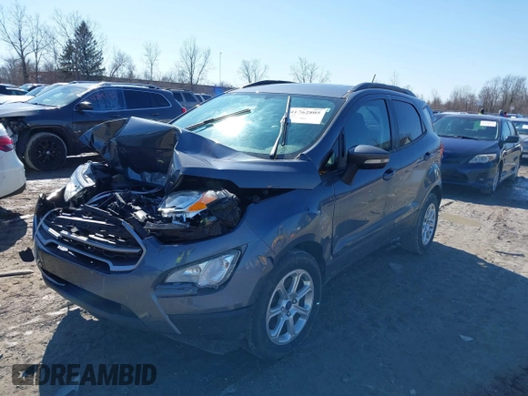 2019 Ford EcoSport SE with VIN MAJ3S2GE3KC299737, listed as a IAAI auction lot 41762805 with 71,465 mi miles and . Bid and sale history available at DreamBid. Image 2.