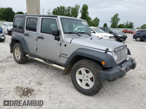 2018 Jeep Wrangler JK Unlimited Sport S with VIN 1C4HJWDG0JL918454, listed as a Copart auction lot 59249404 with 168,911 mi miles and Salvage Title. Bid and sale history available at carsss.com. Image 4.