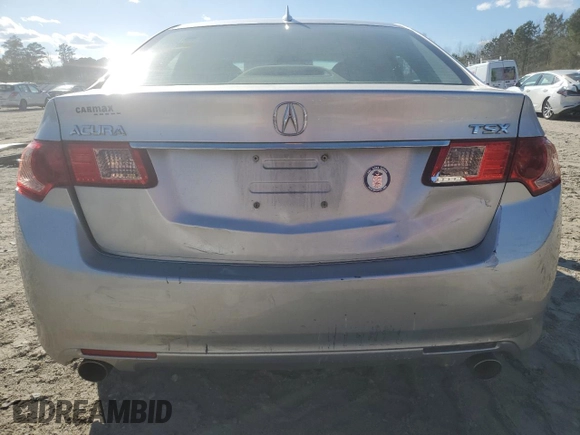 2011 Acura TSX with VIN JH4CU2F68BC017671, listed as a Copart auction lot 50633845 with 249,690 mi miles and Salvage Title. Bid and sale history available at carsss.com. Image 6.