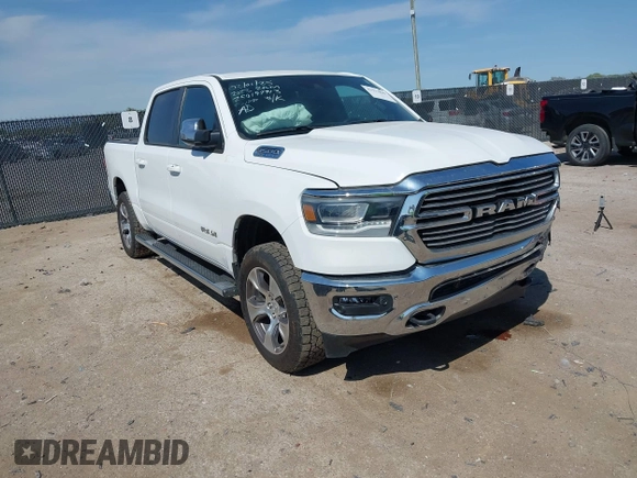 2023 Ram 1500 Laramie with VIN 1C6SRFJT0PN508550, listed as a IAAI auction lot 41913849 with 57,765 mi miles and . Bid and sale history available at DreamBid. Image 1.