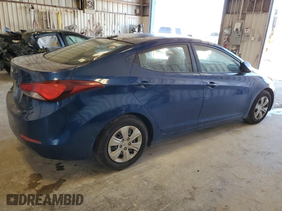 2016 Hyundai Elantra SE with VIN 5NPDH4AE9GH752076, listed as a Copart auction lot 53437545 with 117,971 mi miles and Clean Title. Bid and sale history available at DreamBid. Image 3.