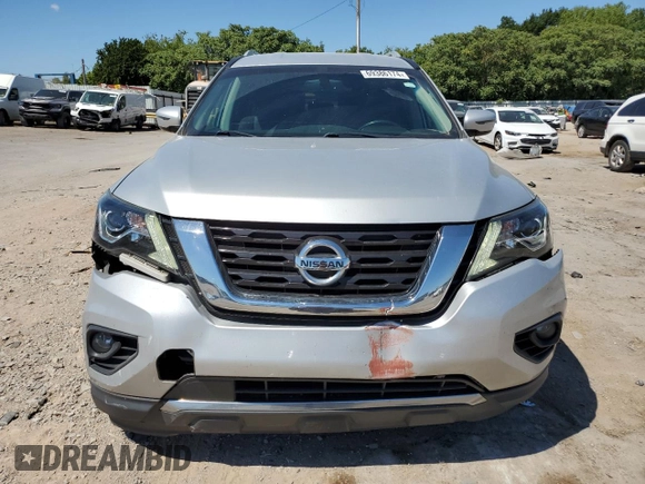 2017 Nissan Pathfinder Platinum with VIN 5N1DR2MN4HC652716, listed as a Copart auction lot 77750494 with 91,750 mi miles and Salvage Title. Bid and sale history available at carsss.com. Image 5.