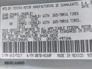 2022 Toyota Tacoma SR with VIN 3TYCZ5AN2NT096491, listed as a IAAI auction lot 42093897 with 47,041 mi miles and . Bid and sale history available at DreamBid. Image 9.