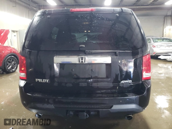 2012 Honda Pilot EX with VIN 5FNYF4H41CB001549, listed as a Copart auction lot 46063465 with 81,331 mi miles and Salvage Title. Bid and sale history available at DreamBid. Image 6.