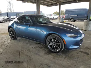 2018 Mazda MX-5 Miata Grand Touring with VIN JM1NDAM78J0203954, listed as a Copart auction lot 51148095 with 36,978 mi miles and Salvage title. Bid and sale history available at DreamBid. Image 4.