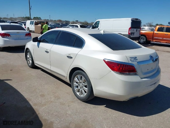 2012 Buick LaCrosse Convenience with VIN 1G4GB5E39CF137671, listed as a IAAI auction lot 41638350 with 222,326 mi miles. Bid and sale history available at carsss.com. Image 3.