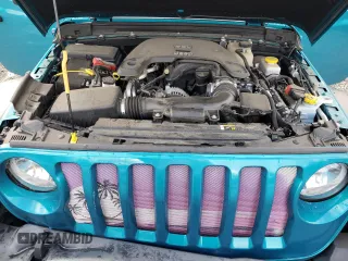 2020 Jeep Wrangler Unlimited Sport S with VIN 1C4HJXDG9LW215121, listed as a Copart auction lot 51292305 with 35,100 mi miles and Salvage title. Bid and sale history available at DreamBid. Image 12.