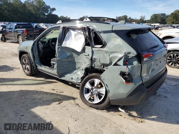 2023 Toyota RAV4 Hybrid XLE with VIN JTMRWRFV5PD196792, listed as a Copart auction lot 37882634 with 1,701 mi miles and Salvage Title. Bid and sale history available at carsss.com. Image 2.