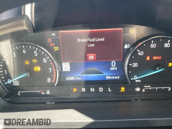 2021 Ford Explorer Limited with VIN 1FMSK8FH6MGB94556, listed as a Copart auction lot 43519775 with 43,381 mi miles and Salvage Title. Bid and sale history available at carsss.com. Image 9.