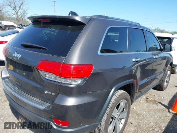 2016 Jeep Grand Cherokee Limited 75th Anniversary with VIN 1C4RJFBG0GC359648, listed as a IAAI auction lot 41984015 with 126,159 mi miles and . Bid and sale history available at DreamBid. Image 4.