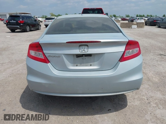2012 Honda Civic Cpe EX-L with VIN 2HGFG3B12CH532204, listed as a IAAI auction lot 42038754 with 190,675 mi miles. Bid and sale history available at carsss.com. Image 16.