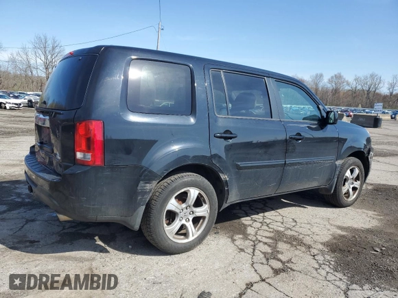 2014 Honda Pilot EX-L with VIN 5FNYF4H57EB002202, listed as a Copart auction lot 52979515 with 218,103 mi miles and Salvage Title. Bid and sale history available at carsss.com. Image 3.