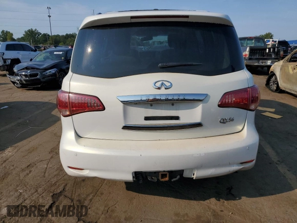2011 Infiniti QX56 7-passenger with VIN JN8AZ2NE7B9003815, listed as a Copart auction lot 70988084 with 138,459 mi miles and Clean Title. Bid and sale history available at carsss.com. Image 6.