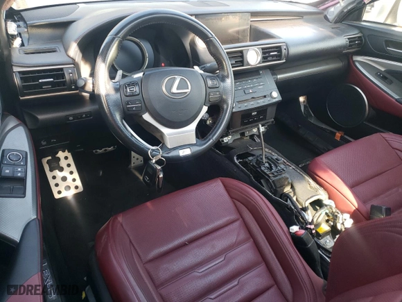 2015 Lexus RC 350 with VIN JTHHE5BC2F5007843, listed as a Copart auction lot 78837394 with 136,899 mi miles and Salvage Title. Bid and sale history available at carsss.com. Image 8.