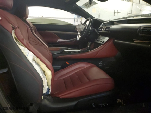 2018 Lexus RC with VIN JTHS85BC3J5004391, listed as a Copart auction lot 42441935 with 62,633 mi miles and Salvage Title. Bid and sale history available at carsss.com. Image 10.