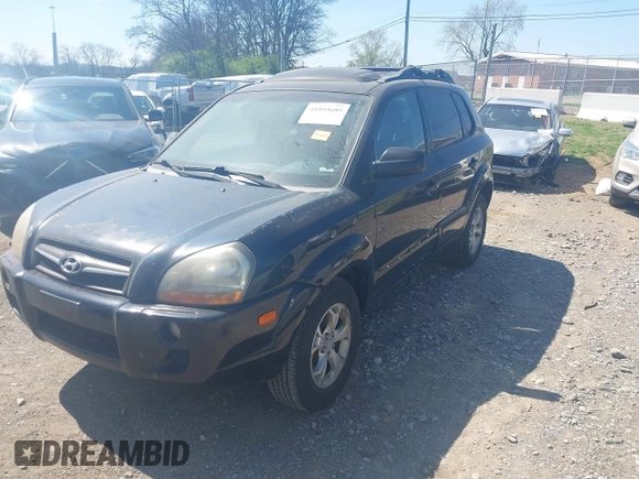 2009 Hyundai Tucson Limited with VIN KM8JN72D19U946110, listed as a IAAI auction lot 41893685 with 161,884 mi miles. Bid and sale history available at carsss.com. Image 2.