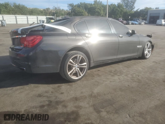 2012 BMW 7 Series 740Li with VIN WBAKB4C51CC576326, listed as a Copart auction lot 87262654 with 0 mi miles and Non Repairable. Bid and sale history available at carsss.com. Image 3.