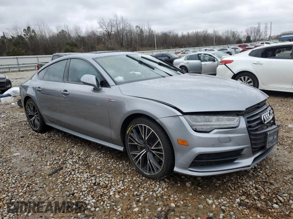 2017 Audi A7 Premium Plus with VIN WAUW2AFC3HN080949, listed as a Copart auction lot 37502504 with 76,478 mi miles. Bid and sale history available at carsss.com. Image 4.