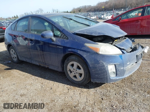 2010 Toyota Prius II with VIN JTDKN3DU9A0108207, listed as a IAAI auction lot 41448316 with 184,687 mi miles. Bid and sale history available at carsss.com. Image 1.