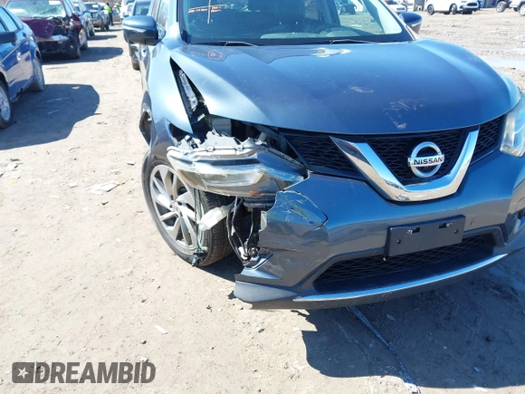 2014 Nissan Rogue S with VIN 5N1AT2MV1EC820635, listed as a IAAI auction lot 41814010 with 168,926 mi miles. Bid and sale history available at carsss.com. Image 6.